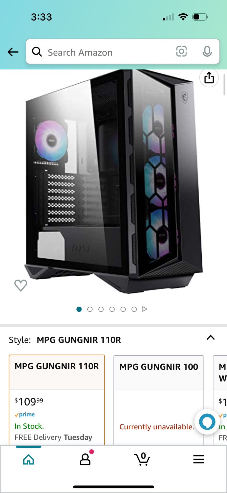 Premium Mid-Tower Gaming PC Case - Tempered Glass Side Panel