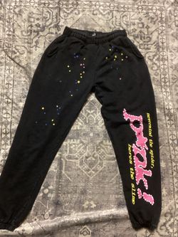 Sp5der v1 sweatpants sz M