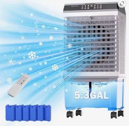 Portable Evaporative Air Cooler with Fan and Humidifier -JH-310Y (HN)