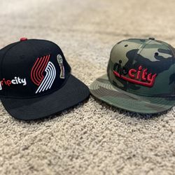 2 Portland Trailblazer Hats NEW!