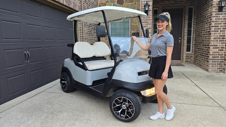 2009 Club Car Precedent golf cart 48v NEW BATTERIES