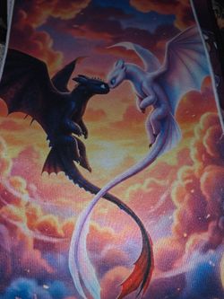 How to Train Your Dragon Dragon Print Rug