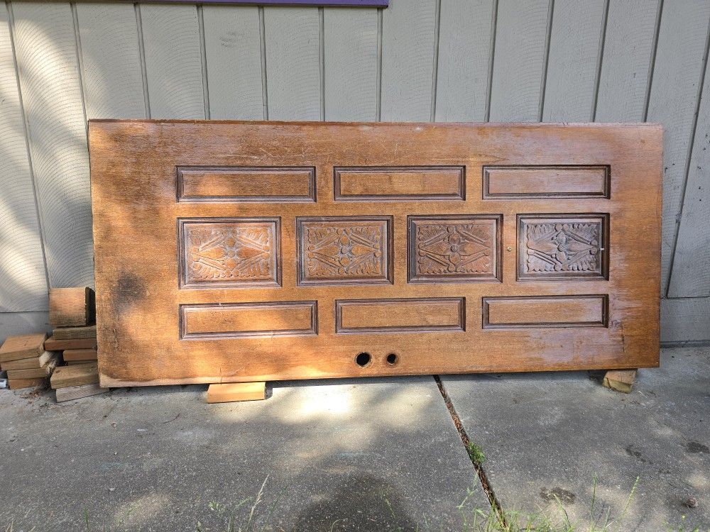 Wood Solid Entry Door