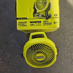 Ryobi 18v fan