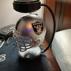 Las Vegas Raiders Hover Floating Rotating Helmet