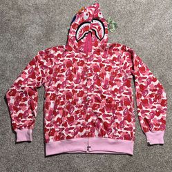 Pink Bape Hoodie 