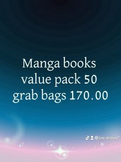 Manga Books Value Pack 50 50 Grab Bags 