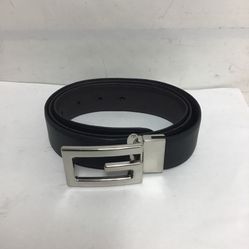 Gucci Reversible Belt With Square G Buckle Black/Brown Size 100/40