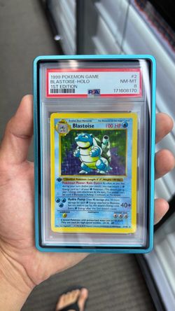 1999 Blastoise 1st Edition Holo Base Set PSA 8 NEW CERT