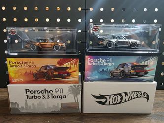 Hot Wheels RLC Exclusive 1988 Porsche 911 Targa Turbo Set