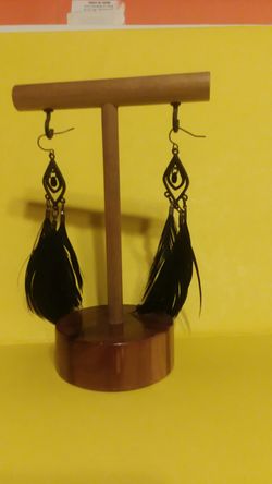 Feather earrings