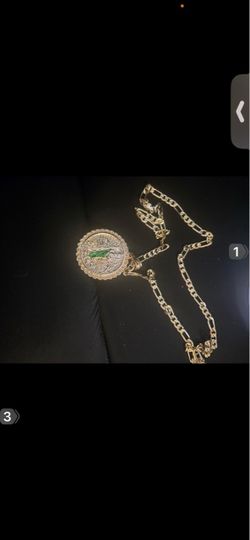 Virgin Mary/Saint Jude 24 inch 9 mm necklace