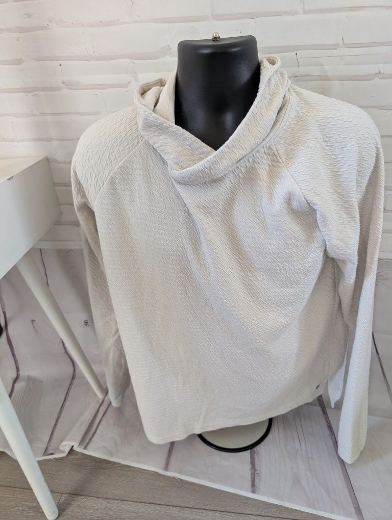 Apana Textured Hoodie Size M
