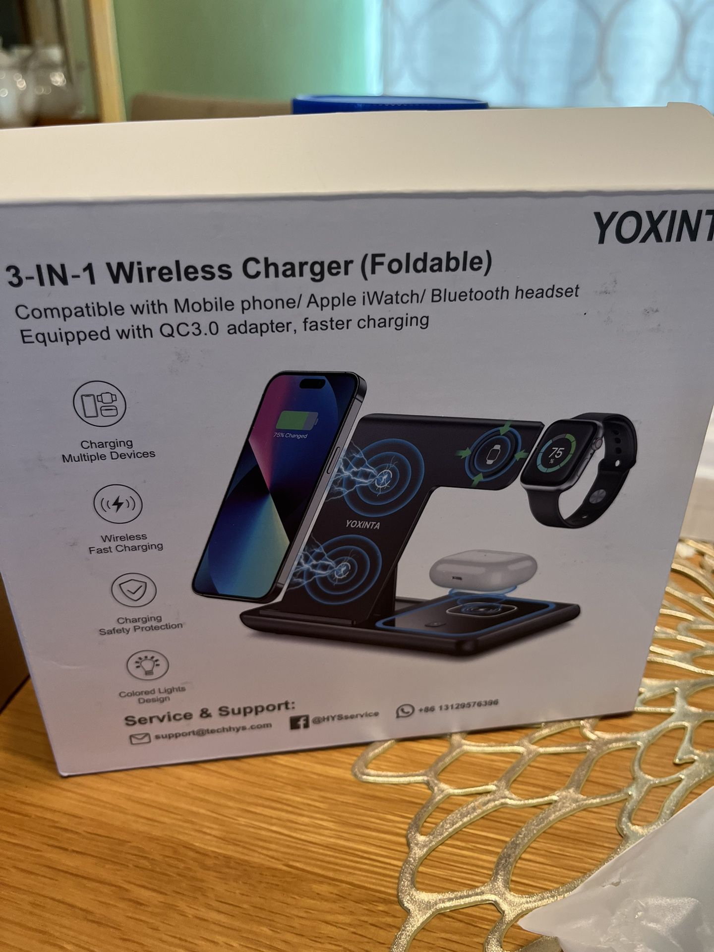 3in1 Wireless Charging (Foldable)