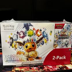 prismatic evolution etb & booster bundle 