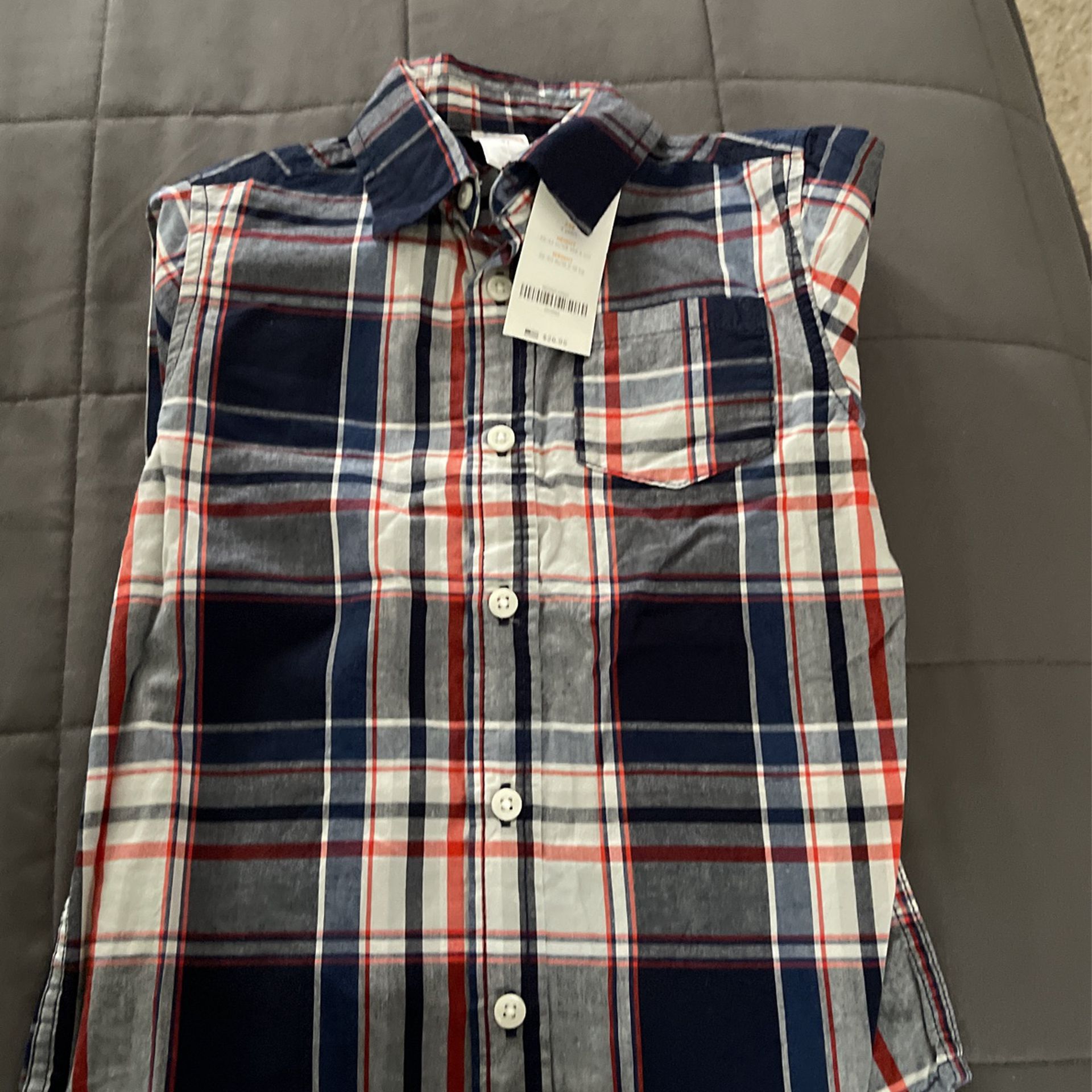 Gymboree  Boys Plaid Casual/Dress Shirt