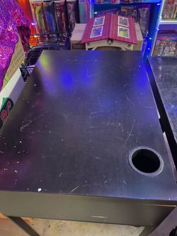 Black sturdy table