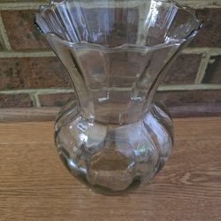 Smoke Tinted Glass Vase