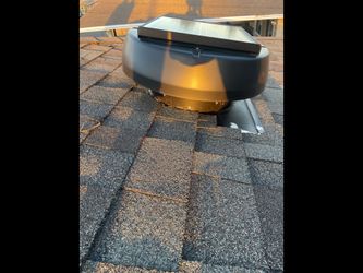 Solar roof fan brushless