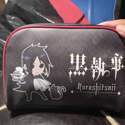 Black Butler Makeup Bag