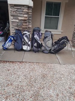 6 different Golf Bags $15-$25 each See All Photos Read Description