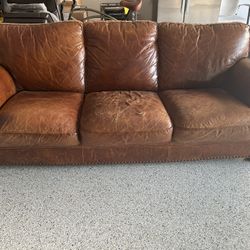 Leather couch