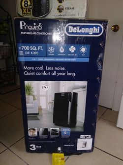 DeLonghi Pinguino PACEL290HLWKC-1A 700 sq ft 4 in 1 All Season Use: Air  Conditioner, Heater, Dehumidifier, Fan for Sale in Merced, CA - OfferUp