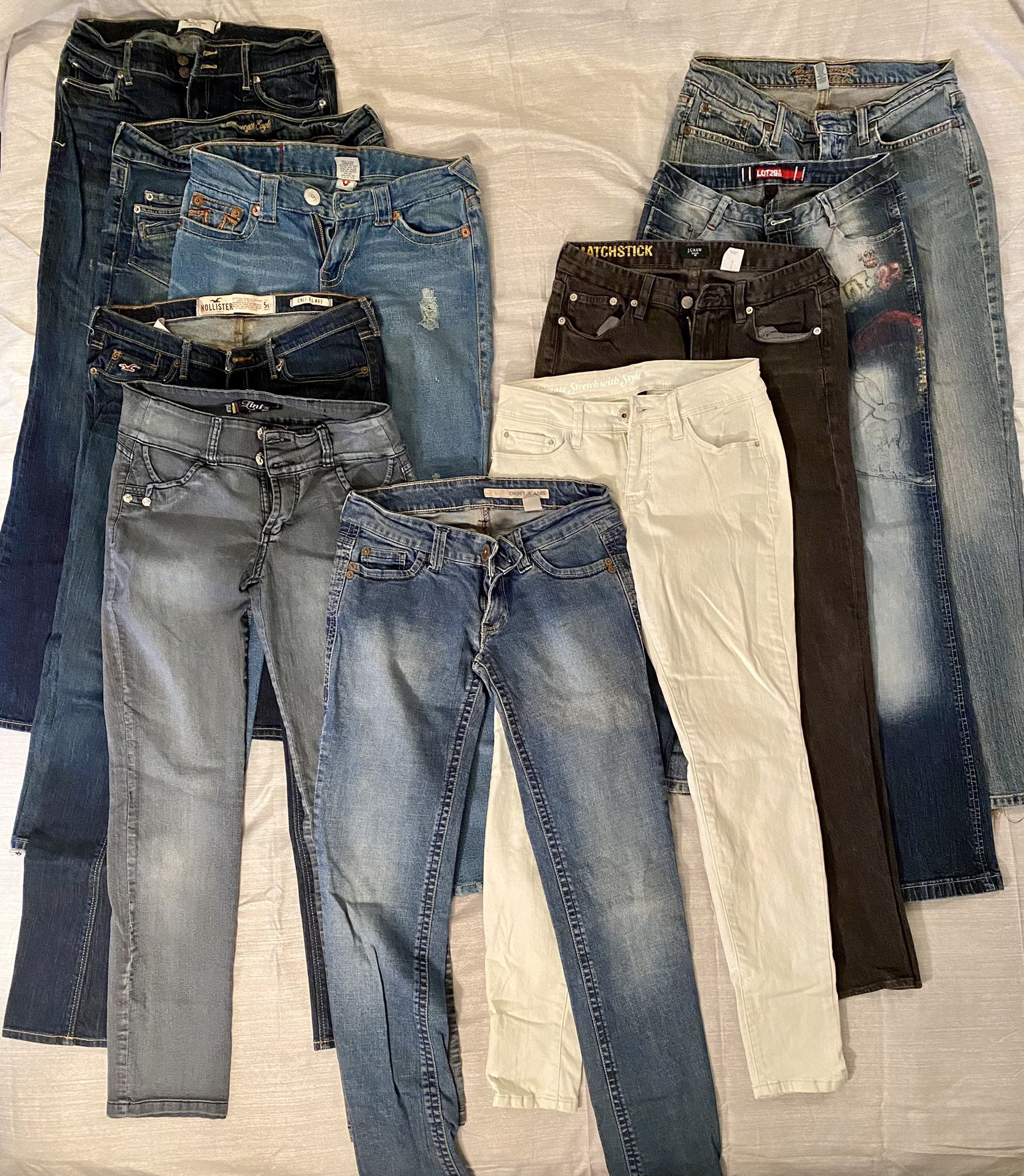 10 Pairs Ladies Jeans 