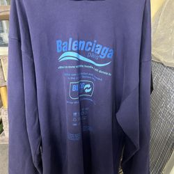 Balenciaga Dry Cleaning Logo Hoodie
