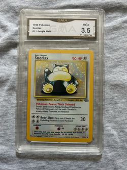 Pokémon jungle holo snorlax