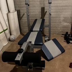 Schisler Weight Bench w Attachments