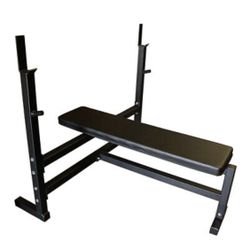 Ader Olympic Flat Bench Press (OB-001PA).  New Has One Tear Along Bottom Seam *See Photos*