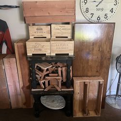 Redwood, Planters, Furniture, Wine, Box, Planters, Mini Picnic Tables Pet Cage