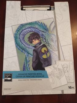 New Gouache Anime Painting Book Kit
