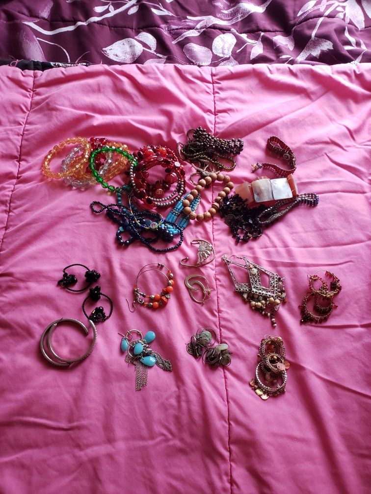 Bracelet And Earrings