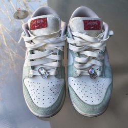 Nike Dunk Low JDI – Mint Green/White – Size 7Y