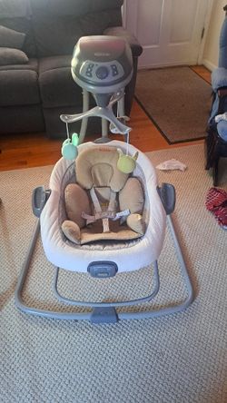 Graco DuetConnect LX Infant Baby Swing and Bouncer, Perfect for Newborns to Toddlers