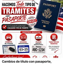 Cambio de titulo y sticker con pasaporte