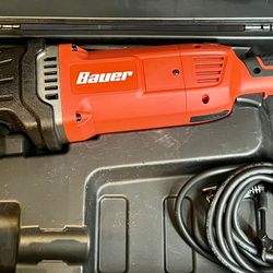 BAUER 13 Amp 1/2 in. 2-Speed Right Angle Drill Kit 