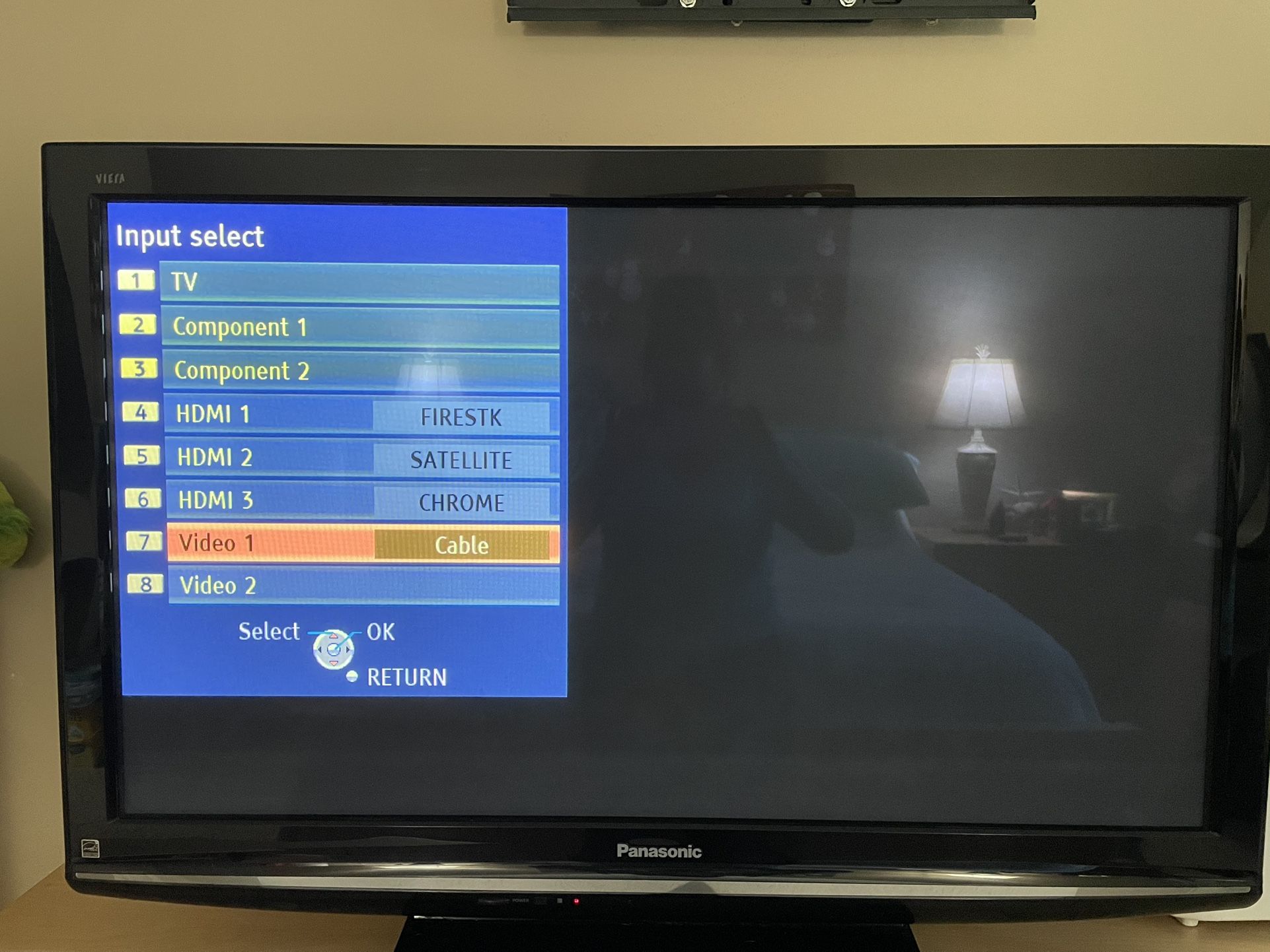 42” Panasonic TV w remote