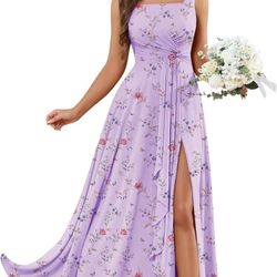 Bridesmaids Dress Purple Size 10