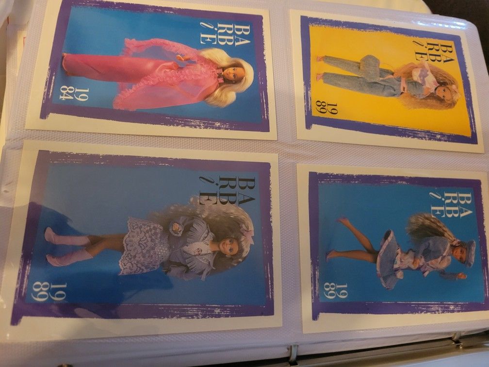 Barbie Trading Cards Lot Yr1961-89