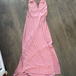 Pink long dress 