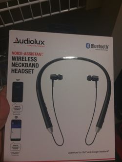 Neckband Bluetooth headphones