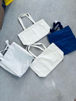 3 Canvas Totes and Light Weight Tote