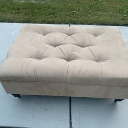 Beige Ottoman 