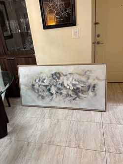 Abstract painting like new with auth . Patrick st Germain
