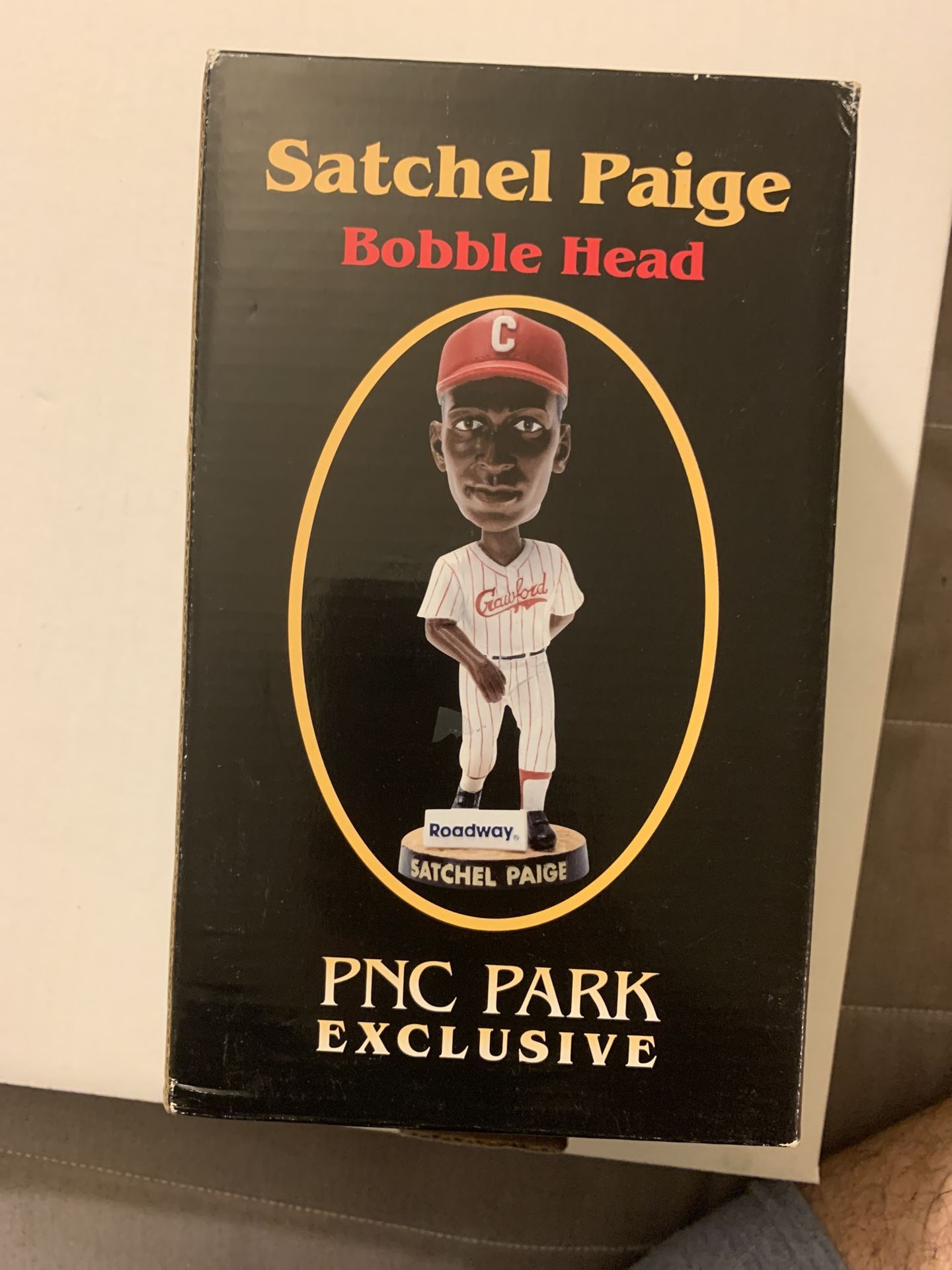 SATCHEL PAIGE PITTSBURGH CRAWFORDS BOBBLEHEAD 2006 PIRATES PNC PARK SGA NIB