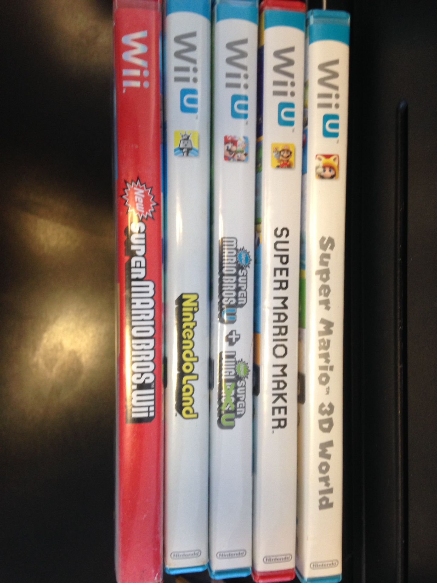 Wii & Wii U games. $80
