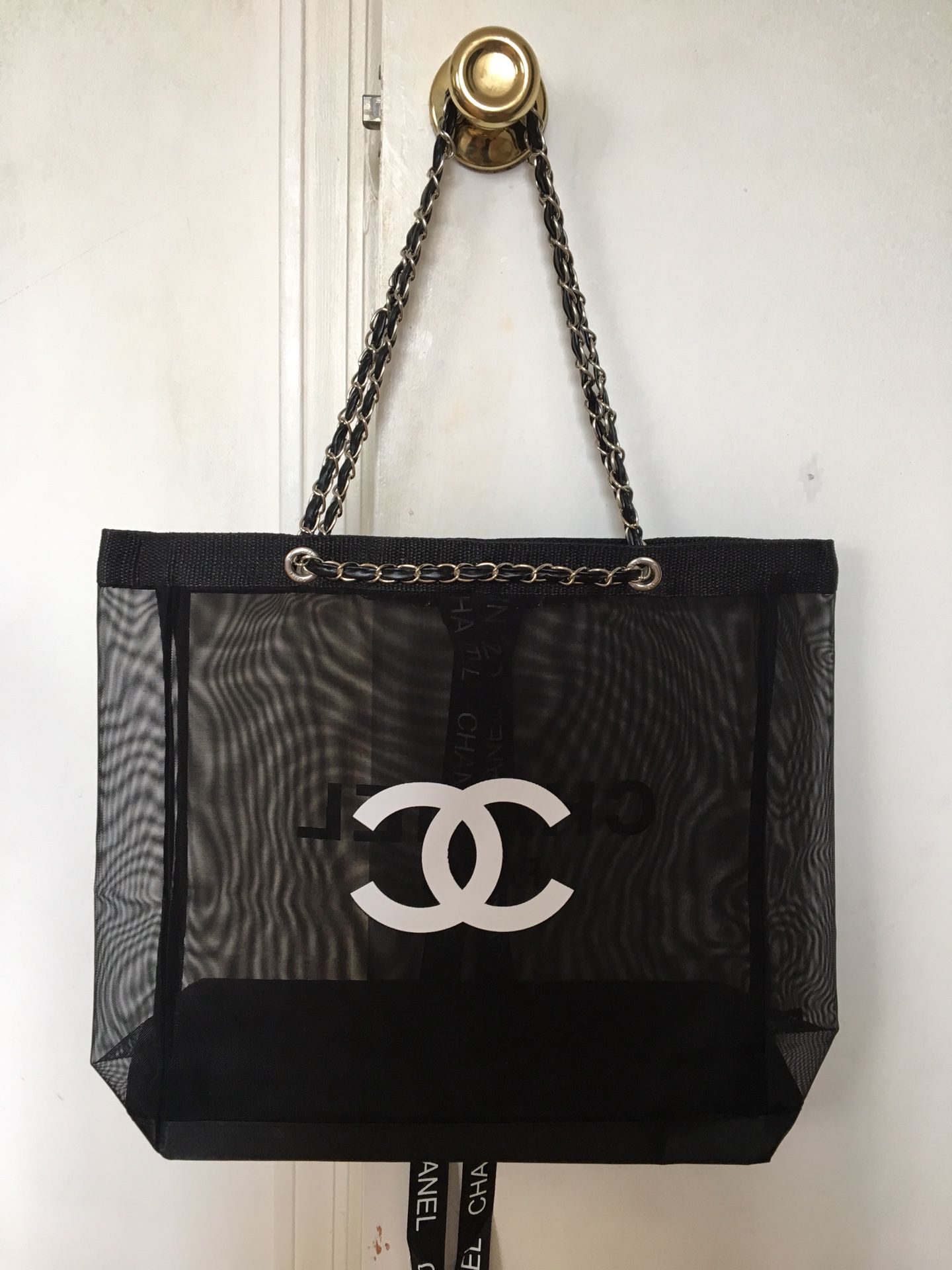 *ONLY 1 LEFT** Authentic BRAND NEW/ NEVER USED VIP GIFT Chanel Mesh Tote! M